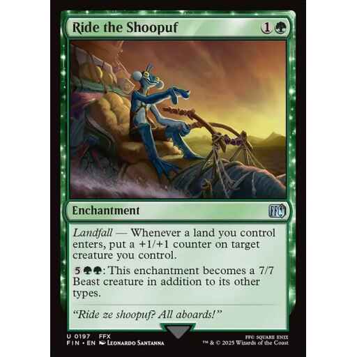 Final Fantasy - 197 - Ride the Shoopuf - Uncommon - G - Foil