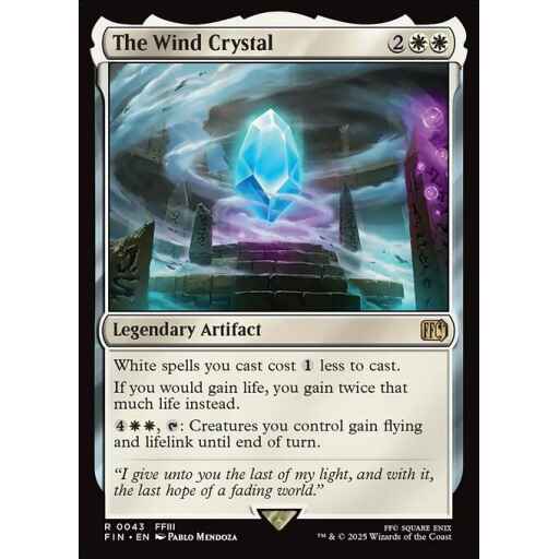 Final Fantasy - 43 - The Wind Crystal - Rare - W - Non-foil