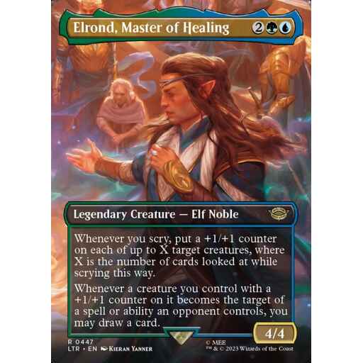 The Lord of the Rings: Tales of Middle-earth - 447 - Elrond, Master of Healing - Rare - UG - Foil