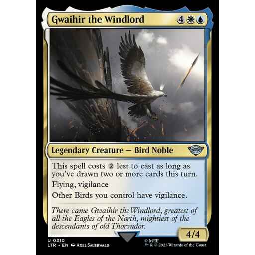 The Lord of the Rings: Tales of Middle-earth - 210 - Gwaihir the Windlord - Uncommon - WU - Non-foil