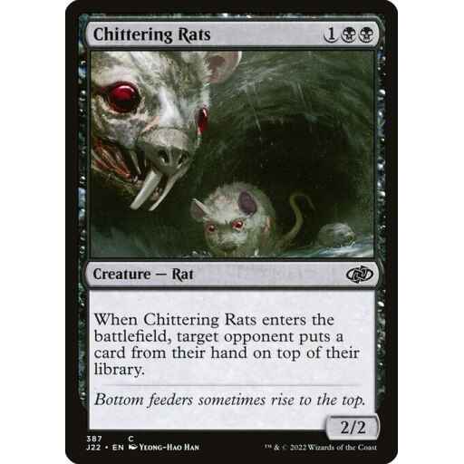 Jumpstart 2022 - 387 - Chittering Rats - Common - B - Non-foil