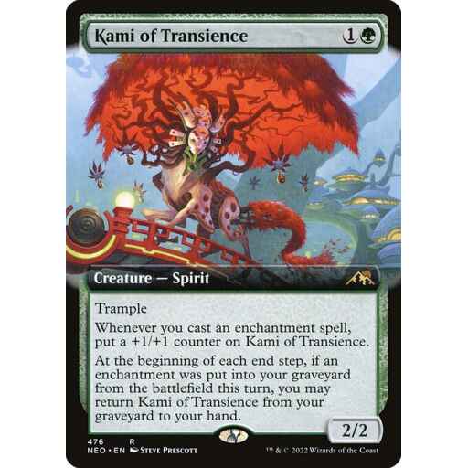 Kamigawa: Neon Dynasty - 476 - Kami of Transience - Rare - G - Non-foil