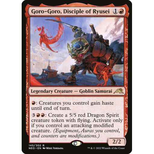Kamigawa: Neon Dynasty - 145 - Goro-Goro, Disciple of Ryusei - Rare - R - Non-foil