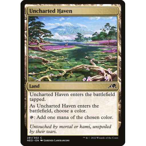 Kamigawa: Neon Dynasty - 281 - Uncharted Haven - Common - C - Non-foil