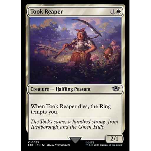 The Lord of the Rings: Tales of Middle-earth - 35 - Took Reaper - Common - W - Non-foil