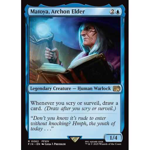 Final Fantasy - 62 - Matoya, Archon Elder - Rare - U - Non-foil