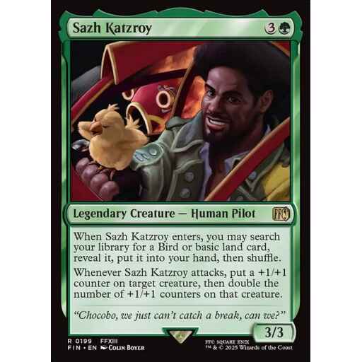 Final Fantasy - 199 - Sazh Katzroy - Rare - G - Non-foil