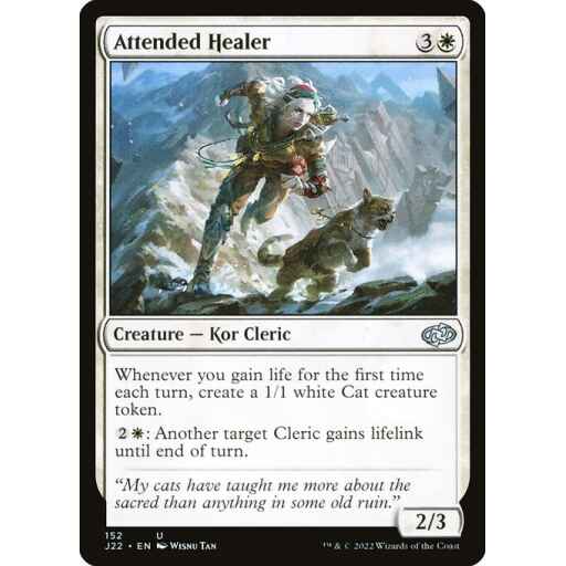 Jumpstart 2022 - 152 - Attended Healer - Uncommon - W - Non-foil