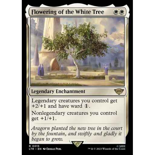 The Lord of the Rings: Tales of Middle-earth - 15 - Flowering of the White Tree - Rare - W - Non-foil