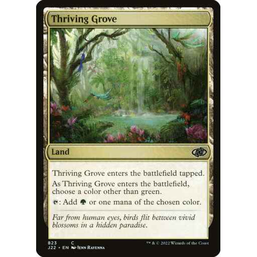 Jumpstart 2022 - 823 - Thriving Grove - Common - C - Non-foil