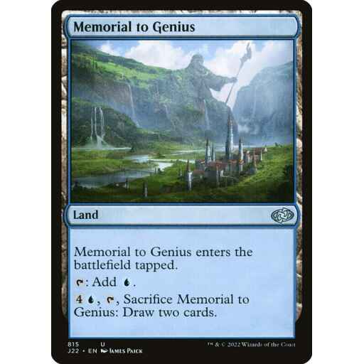 Jumpstart 2022 - 815 - Memorial to Genius - Uncommon - C - Non-foil
