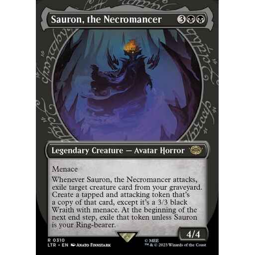 The Lord of the Rings: Tales of Middle-earth - 310 - Sauron, the Necromancer - Rare - B - Foil