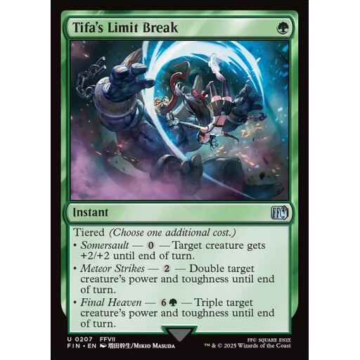 Final Fantasy - 207 - Tifa's Limit Break - Uncommon - G - Non-foil