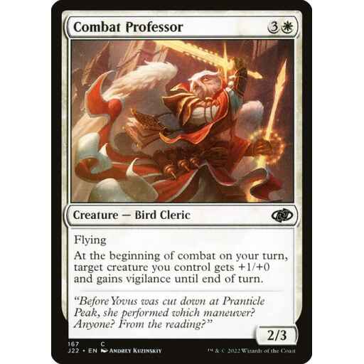 Jumpstart 2022 - 167 - Combat Professor - Common - W - Non-foil