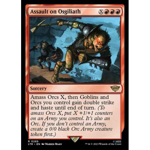 The Lord of the Rings: Tales of Middle-earth - 285 - Assault on Osgiliath - Rare - R - Foil
