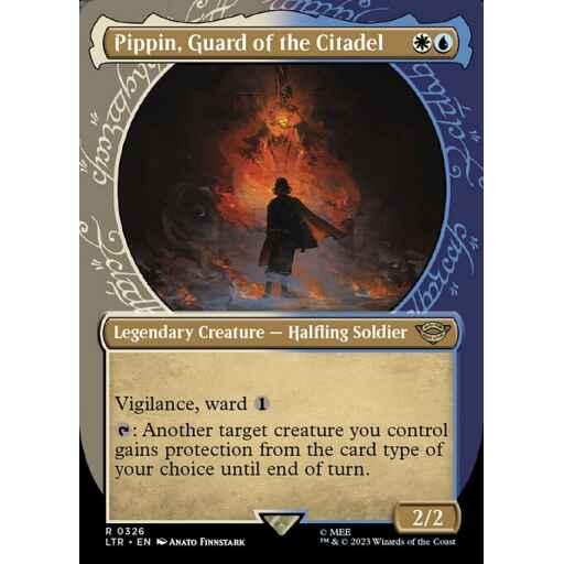 The Lord of the Rings: Tales of Middle-earth - 326 - Pippin, Guard of the Citadel - Rare - WU - Non-foil