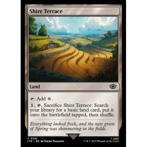 The Lord of the Rings: Tales of Middle-earth - 261 - Shire Terrace - Common - C - Non-foil