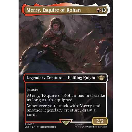 The Lord of the Rings: Tales of Middle-earth - 437 - Merry, Esquire of Rohan - Rare - WR - Non-foil