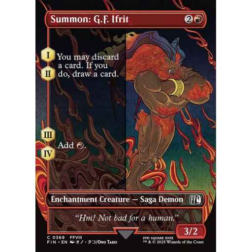 Final Fantasy - 369 - Summon: G.F. Ifrit - Common - R - Non-foil