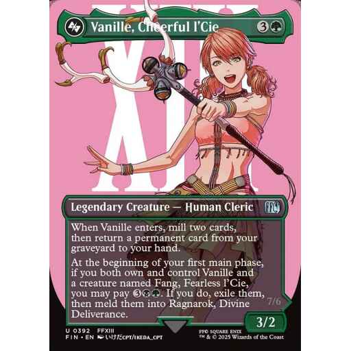 Final Fantasy - 392 - Vanille, Cheerful l'Cie - Uncommon - G - Non-foil