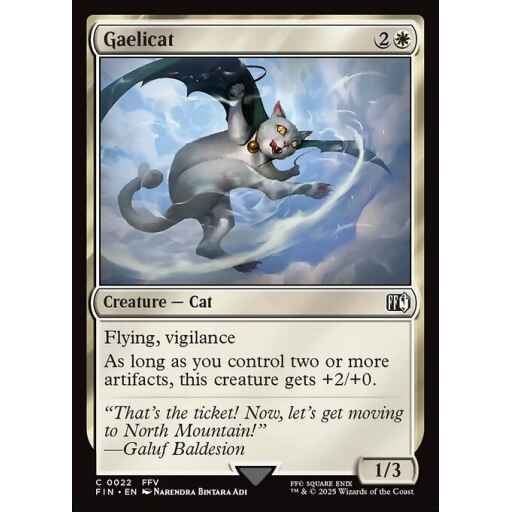 Final Fantasy - 22 - Gaelicat - Common - W - Foil