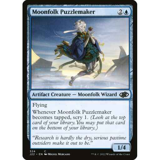 Jumpstart 2022 - 324 - Moonfolk Puzzlemaker - Common - U - Non-foil