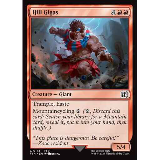 Final Fantasy - 141 - Hill Gigas - Common - R - Foil