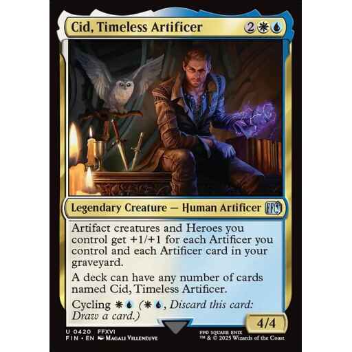 Final Fantasy - 420 - Cid, Timeless Artificer - Uncommon - WU - Non-foil