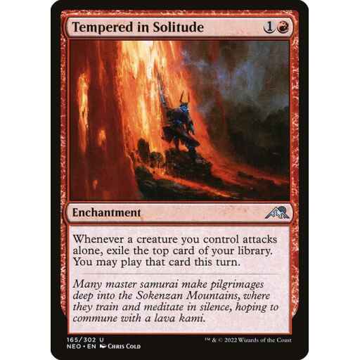 Kamigawa: Neon Dynasty - 165 - Tempered in Solitude - Uncommon - R - Non-foil