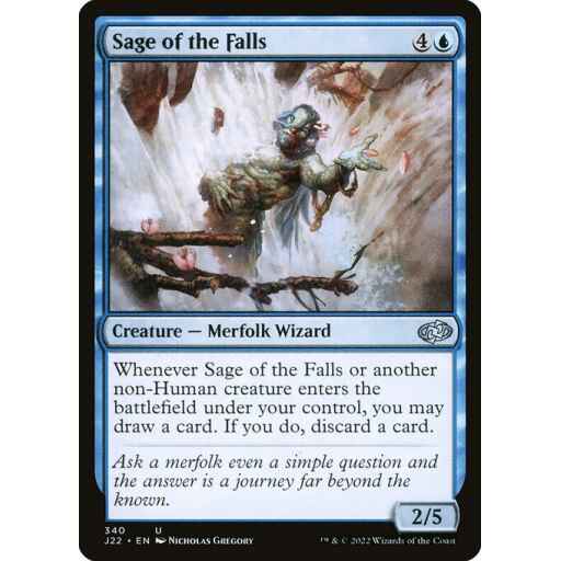 Jumpstart 2022 - 340 - Sage of the Falls - Uncommon - U - Non-foil