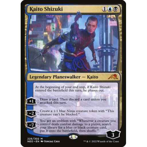 Kamigawa: Neon Dynasty - 226 - Kaito Shizuki - Mythic - UB - Non-foil