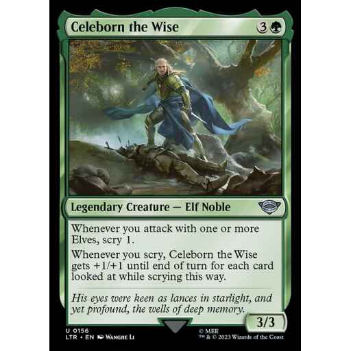 The Lord of the Rings: Tales of Middle-earth - 156 - Celeborn the Wise - Uncommon - G - Non-foil