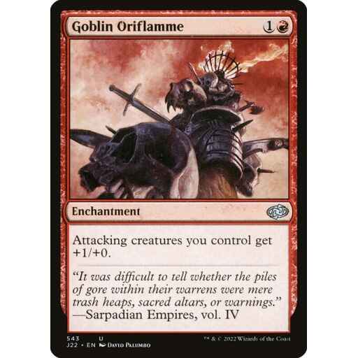 Jumpstart 2022 - 543 - Goblin Oriflamme - Uncommon - R - Non-foil