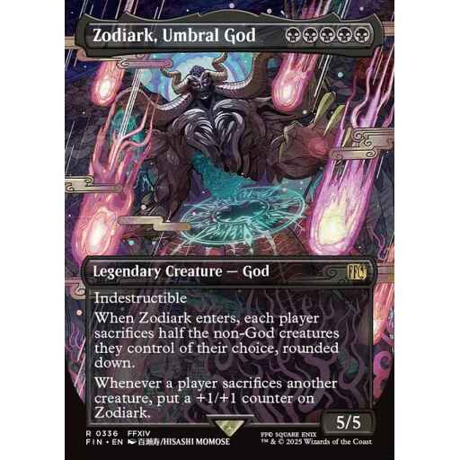 Final Fantasy - 336 - Zodiark, Umbral God - Rare - B - Foil
