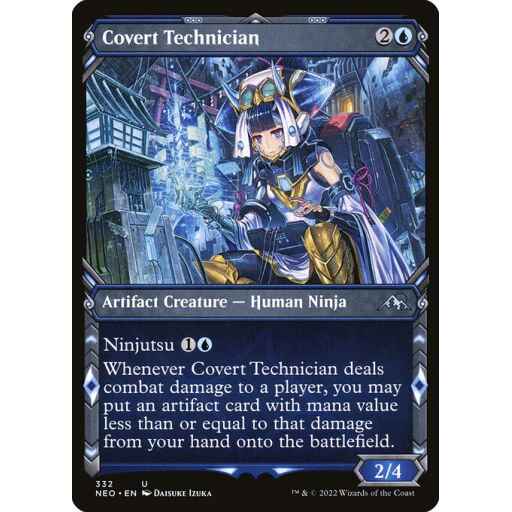 Kamigawa: Neon Dynasty - 332 - Covert Technician - Uncommon - U - Non-foil