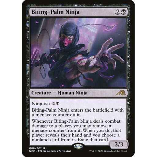 Kamigawa: Neon Dynasty - 88 - Biting-Palm Ninja - Rare - B - Non-foil