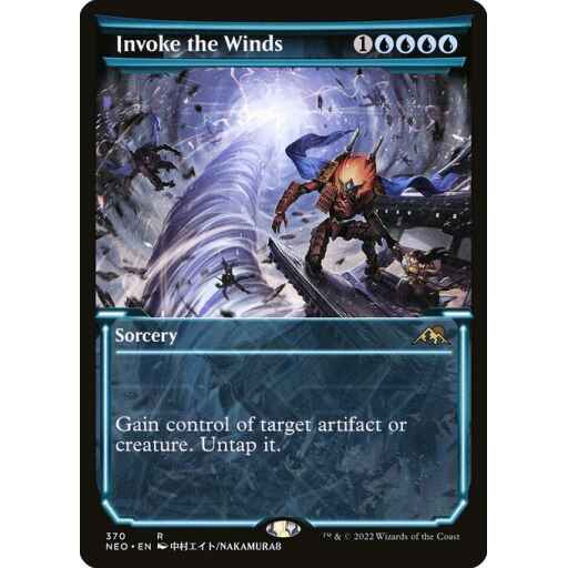 Kamigawa: Neon Dynasty - 370 - Invoke the Winds - Rare - U - Non-foil