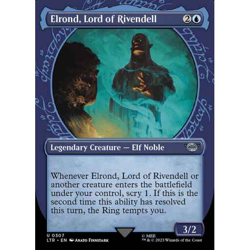 The Lord of the Rings: Tales of Middle-earth - 307 - Elrond, Lord of Rivendell - Uncommon - U - Non-foil
