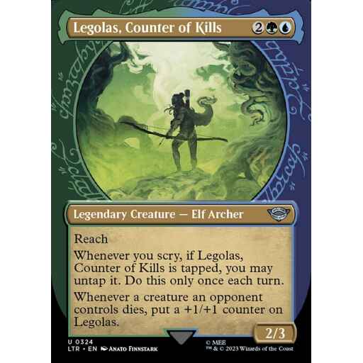 The Lord of the Rings: Tales of Middle-earth - 324 - Legolas, Counter of Kills - Uncommon - UG - Foil
