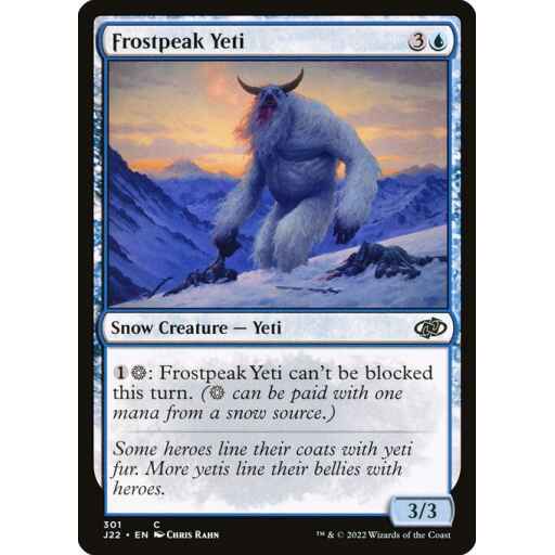 Jumpstart 2022 - 301 - Frostpeak Yeti - Common - U - Non-foil