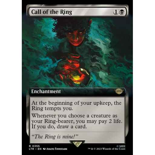 The Lord of the Rings: Tales of Middle-earth - 355 - Call of the Ring - Rare - B - Non-foil