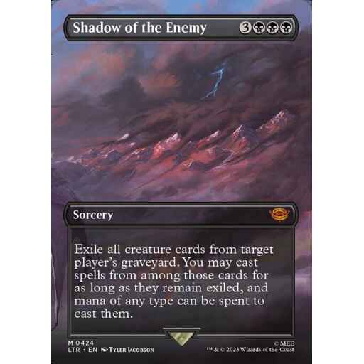 The Lord of the Rings: Tales of Middle-earth - 424 - Shadow of the Enemy - Mythic - B - Non-foil