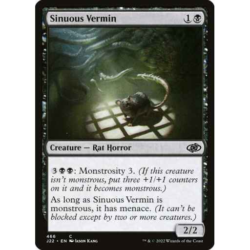 Jumpstart 2022 - 466 - Sinuous Vermin - Common - B - Non-foil