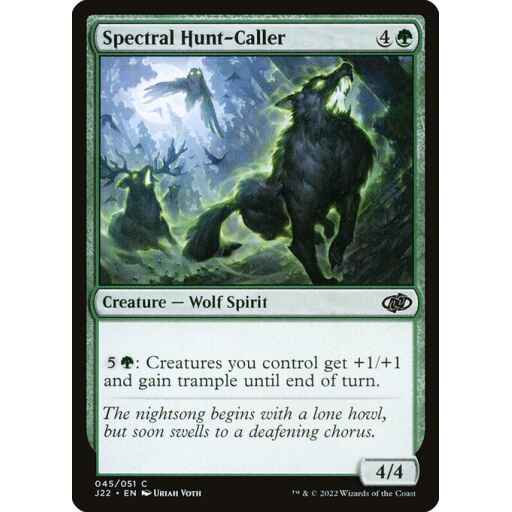 Jumpstart 2022 - 45 - Spectral Hunt-Caller - Common - G - Non-foil