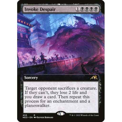Kamigawa: Neon Dynasty - 455 - Invoke Despair - Rare - B - Non-foil