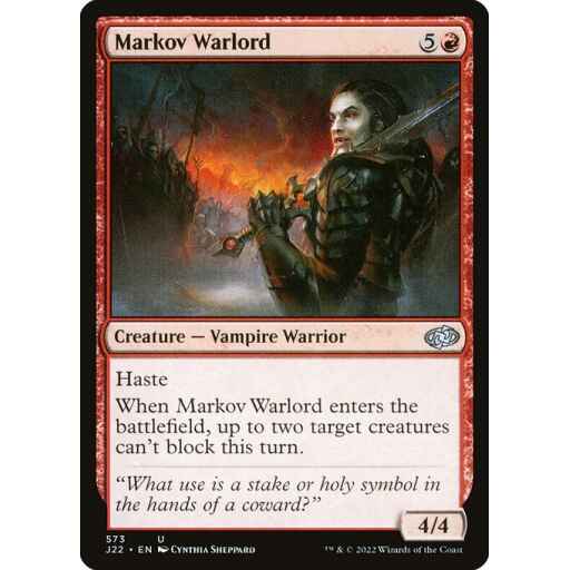 Jumpstart 2022 - 573 - Markov Warlord - Uncommon - R - Non-foil