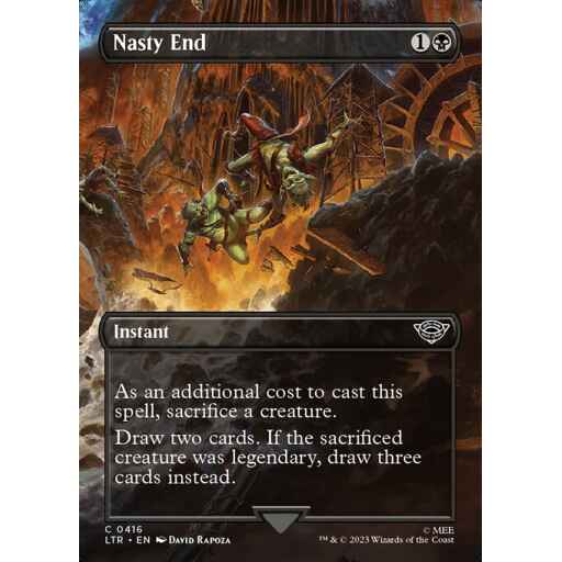 The Lord of the Rings: Tales of Middle-earth - 416 - Nasty End - Common - B - Non-foil
