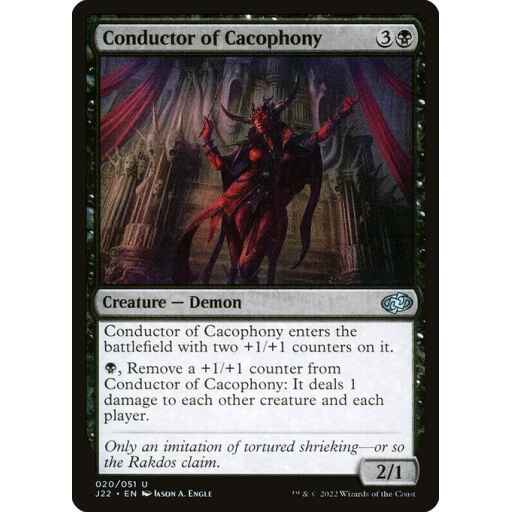 Jumpstart 2022 - 20 - Conductor of Cacophony - Uncommon - B - Non-foil