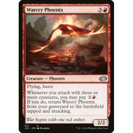 Jumpstart 2022 - 621 - Warcry Phoenix - Uncommon - R - Non-foil