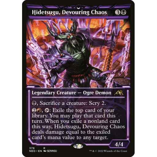 Kamigawa: Neon Dynasty - 378 - Hidetsugu, Devouring Chaos - Rare - B - Non-foil